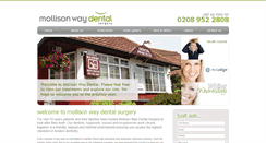 Desktop Screenshot of mollisondental.com